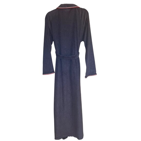 Christian Dior Homme Vintage Mens Robe One Size Gray Belted Pockets Casual - Picture 2 of 14